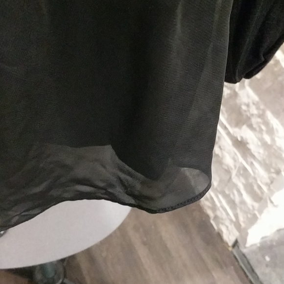 planet Two layer Black dress top - Picture 4 of 4